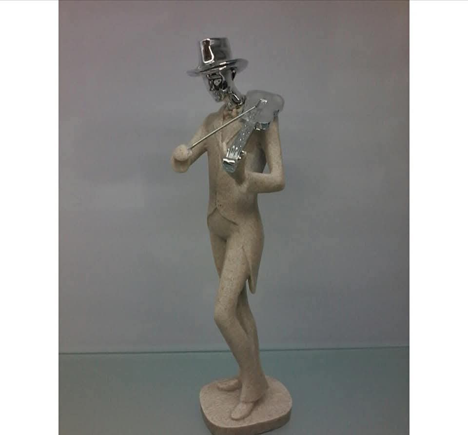 Violin Resin Statue