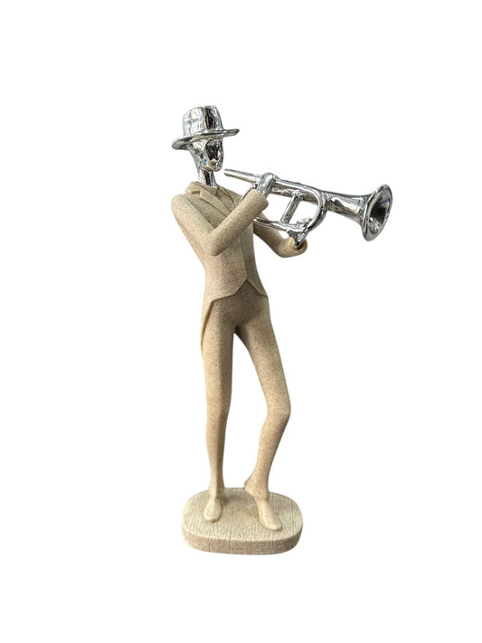 Trumpet Resin Statue